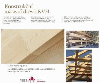 konstrukční dřevo KVH NSI C24