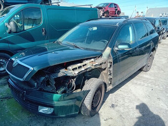 Škoda Octavia II 2.0 TDI ( BMM ) 103kW r.2006 zelená na náhr