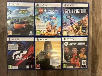 PS5 HRY JAKO NOVÉ
