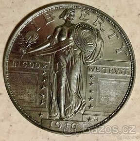 Pamětní čtvrt-Dolar 1916 suvenýr - 1
