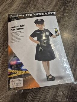 Kostým policistka, vel 3 - 4 roky - 1