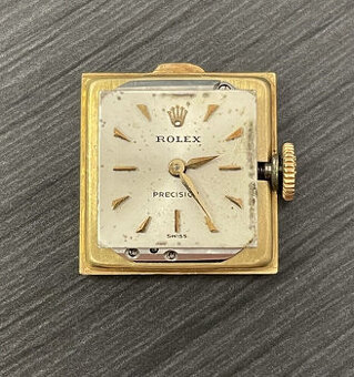 Dámské klenotnické hodinky Rolex Precision Ref 8790 750 zlat