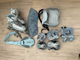 ROLLERBLADE brusle včetně chráničů velikost 42 - 1