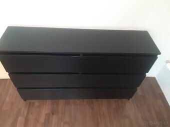 Komoda 120x80x30 černá