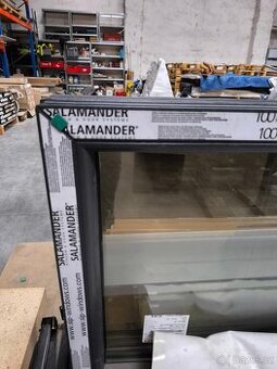 Plastové okno OTHERM Antracit 2 kusy NOVÉ