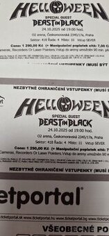 Vstupenky Helloween 24.10