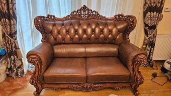 Prodám luxusní sedací soupravu masiv kůže