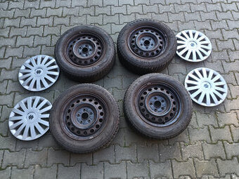 Disky + pneu Suzuki SX 4 + kryty kol - sada 4 ks
