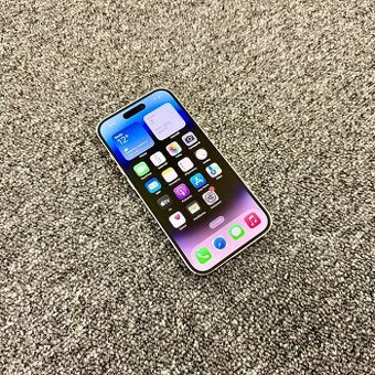 APPLE IPHONE 14 PRO 256GB STŘÍBRNÝ,BATERIE 98%,ZÁRUKA