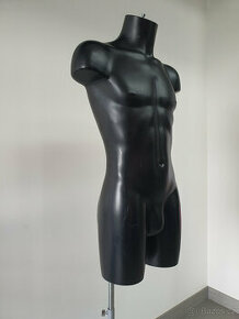 Bysta černá pánská - plastové torzo