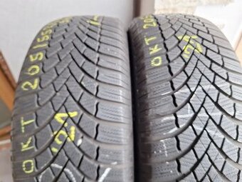 Prodám zimní pneu 205/55/16 Bridgeston  sada