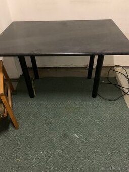 Jidelni stul 120x80x75 cerny 3 kusy