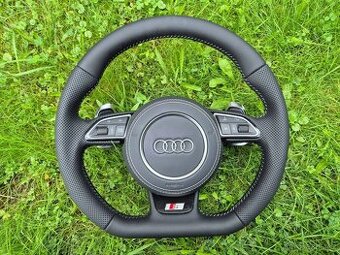 AUDI VOLANT KOŽENÝ MULTIFUNKCNY ZKOSENY