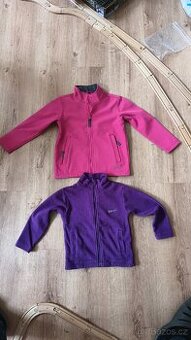 Softshellová bunda + mikina 104/110