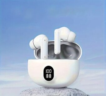 Bezdrátová sluchátka s displejem stavu nabití