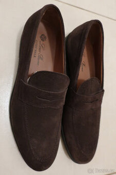 Nové značkové pánské kožené boty Loro Piana (vel. cca 44)