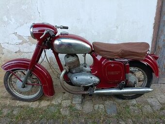 motocykl jawa čz 250 353 r. v. 1959 SPZ TP platná technická