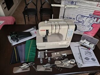 Janome Cover Pro 1000 CPX – s bohatým orig. příslušenstvím
