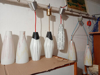 Lustr světlo BRUSEL,RETRO,zvony,pozůstalost,6 KS