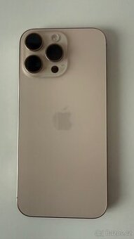 IPhone 16 Pro Max, 256GB, pouštní titan, TOP STAV