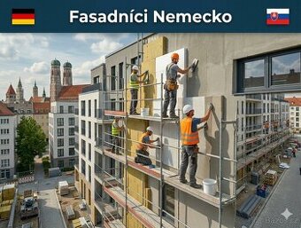 Hledáme fasádníky do Německa – Mnichov (22 €/hod.)