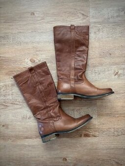 Kožené kozačky Apple of Eden