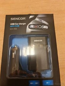 Usb Sencor nabíječka do auta 4,6A