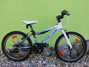 Značkové dětské kolo Rock Machine 20" (bílá/modrá)