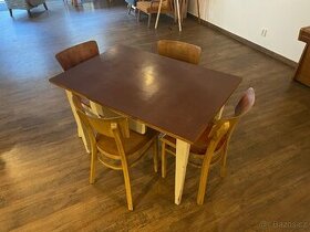 Retro stůl i s židlemi - 1