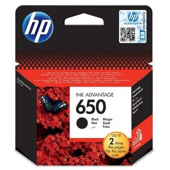 HP 650 (CZ101AE#302) - cartridge, black (černá)