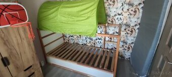 Kura IKEA postel + baldachýn