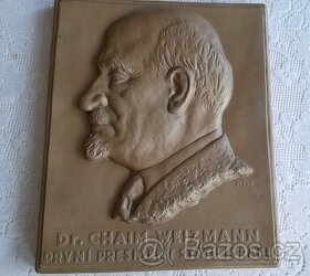Plaketa Dr. Chaim WEIZMANN - 1