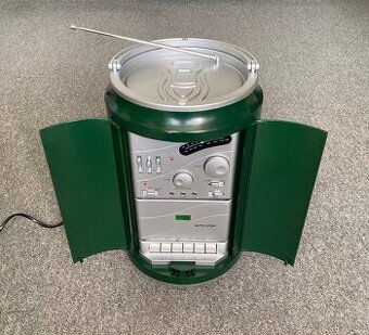 Becks rarita vestavěné rádio, plechovka, pivo