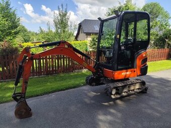 Minibagr Kubota KX016-4, rok 2018, 1700mth, roztah. pásy