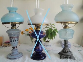 staré petrolejové lampy jen si vybrat