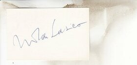 Autogram Milan Lasica - herec