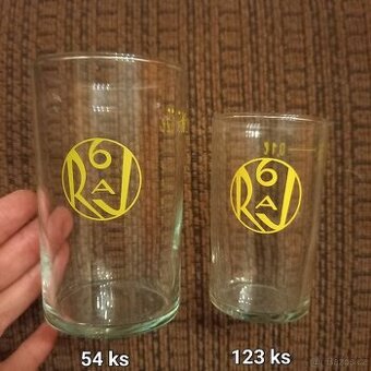 Retro sklenky nepoužité