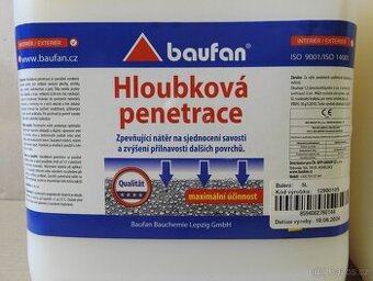 Penetrace hloubková NANO BAUFAN  a DEN BRAVEN 10 l