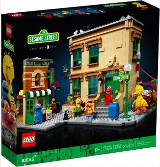 Nové LEGO 21324 123 Sesame Street