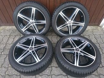 Mersedes A+B+ CLA originální alu kola 5x112 Zimní 225/45/18