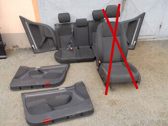 Zadní sedačky, tapeci VW Golf VI variant