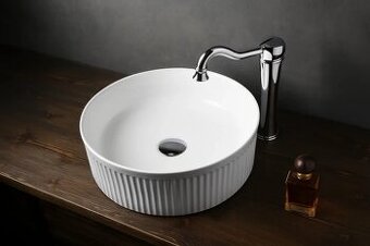 Sapho Picobello keramické umyvadlo na desku Ø 37 cm