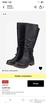 NOVE kozacky zn. RIEKER vel.37