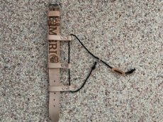 Nový kožený obojek pro štěně ambully