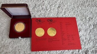 Investiční zlatá mince – KROMĚŘÍŽ, B.K., ČNB