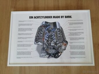 Obraz - plakát BMW E32 V8, M60, 730i, 740i, iL