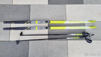 Prodám běžky 150 cm + hůlky