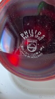 Philips infra 150W žárovka červená a modrá