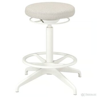 Ikea LIDKULLEN - barová polohovatelná stolička béžová