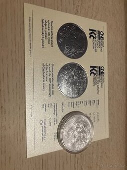 ČNB -Zahájení vydávání československých platidel 500kč b.k.